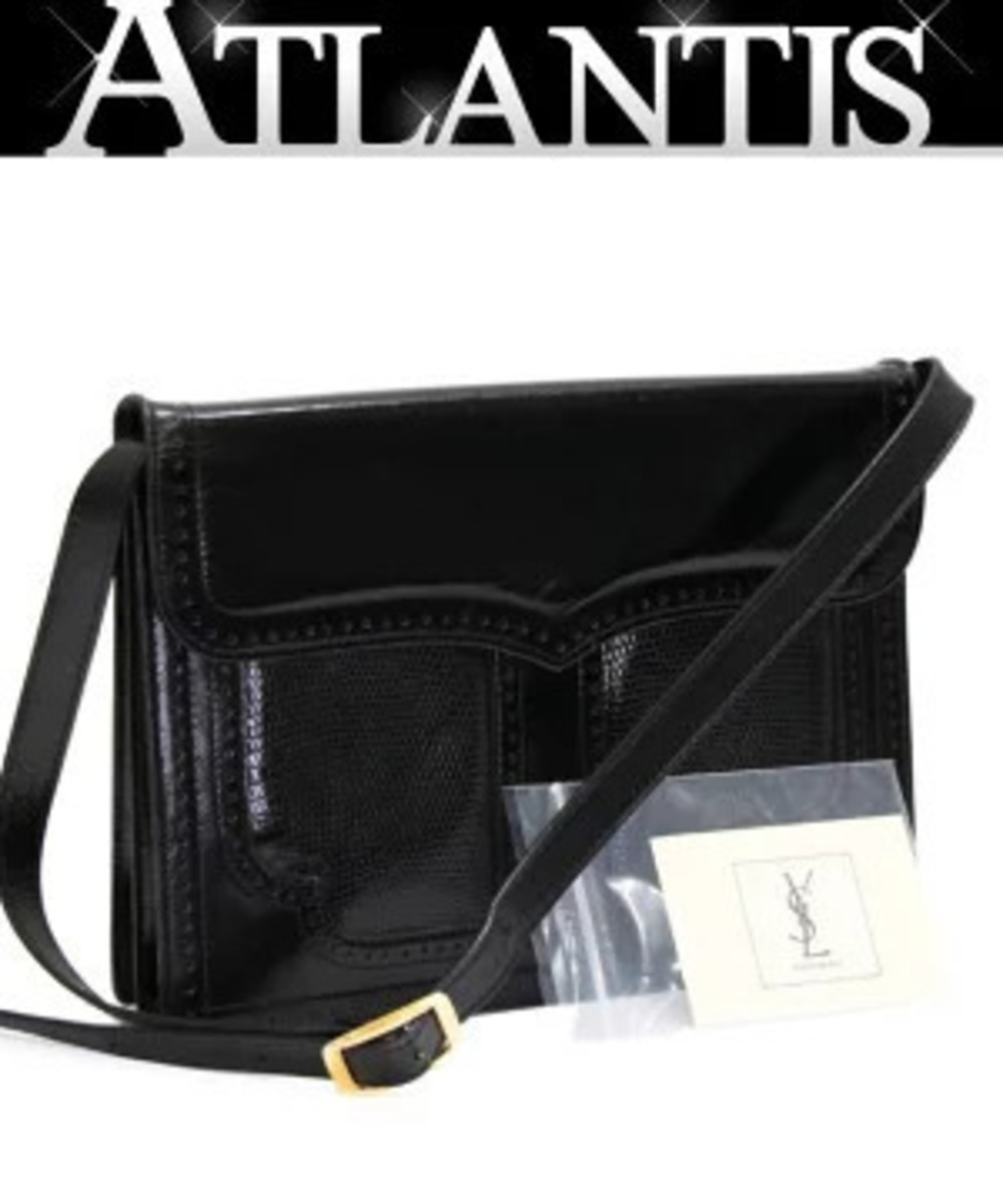 Saint Laurent Yves Hobo Bag Leather Black